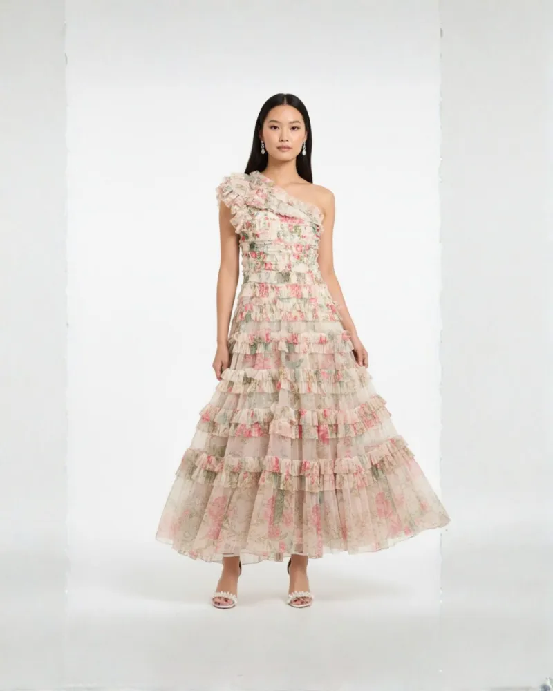Lisette Ruffle Gown