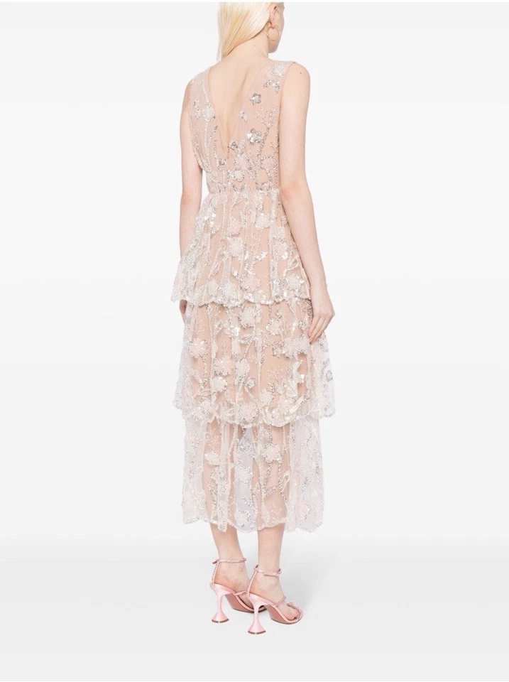 Flower Midi Dress - Image 2