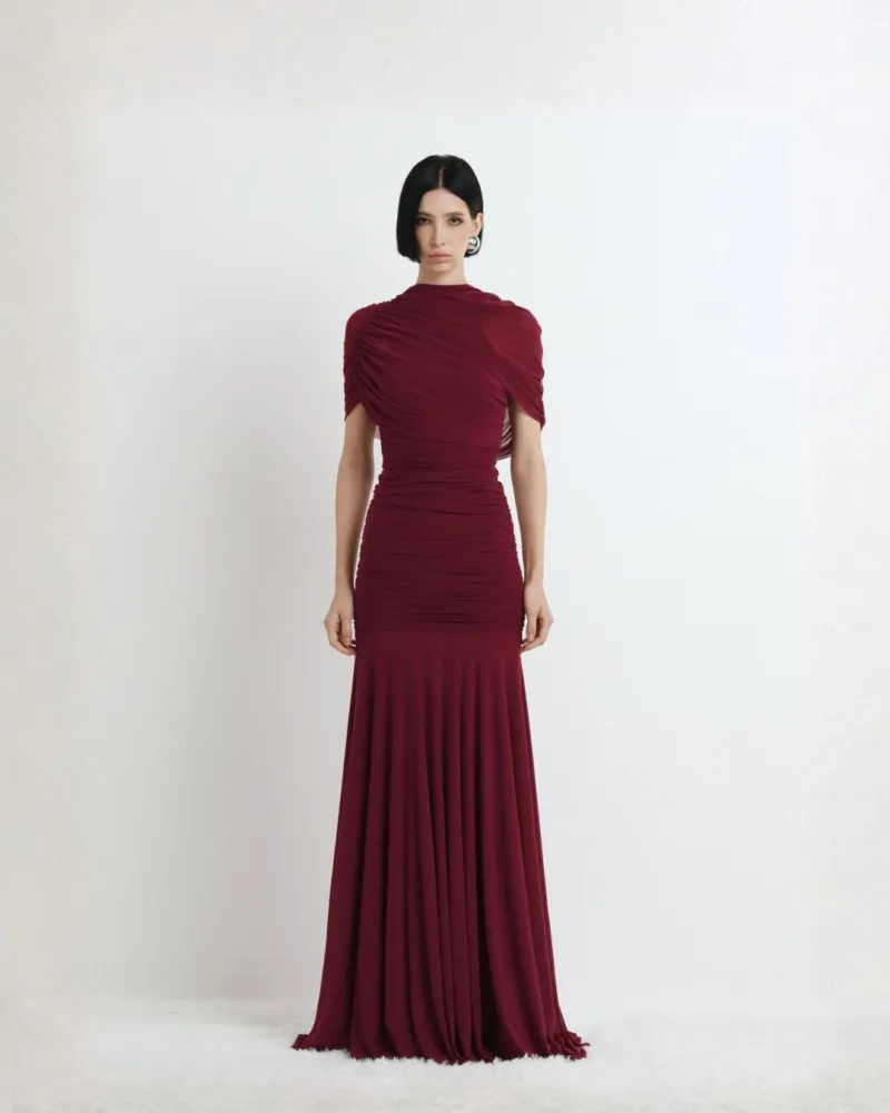 Ruched Gown