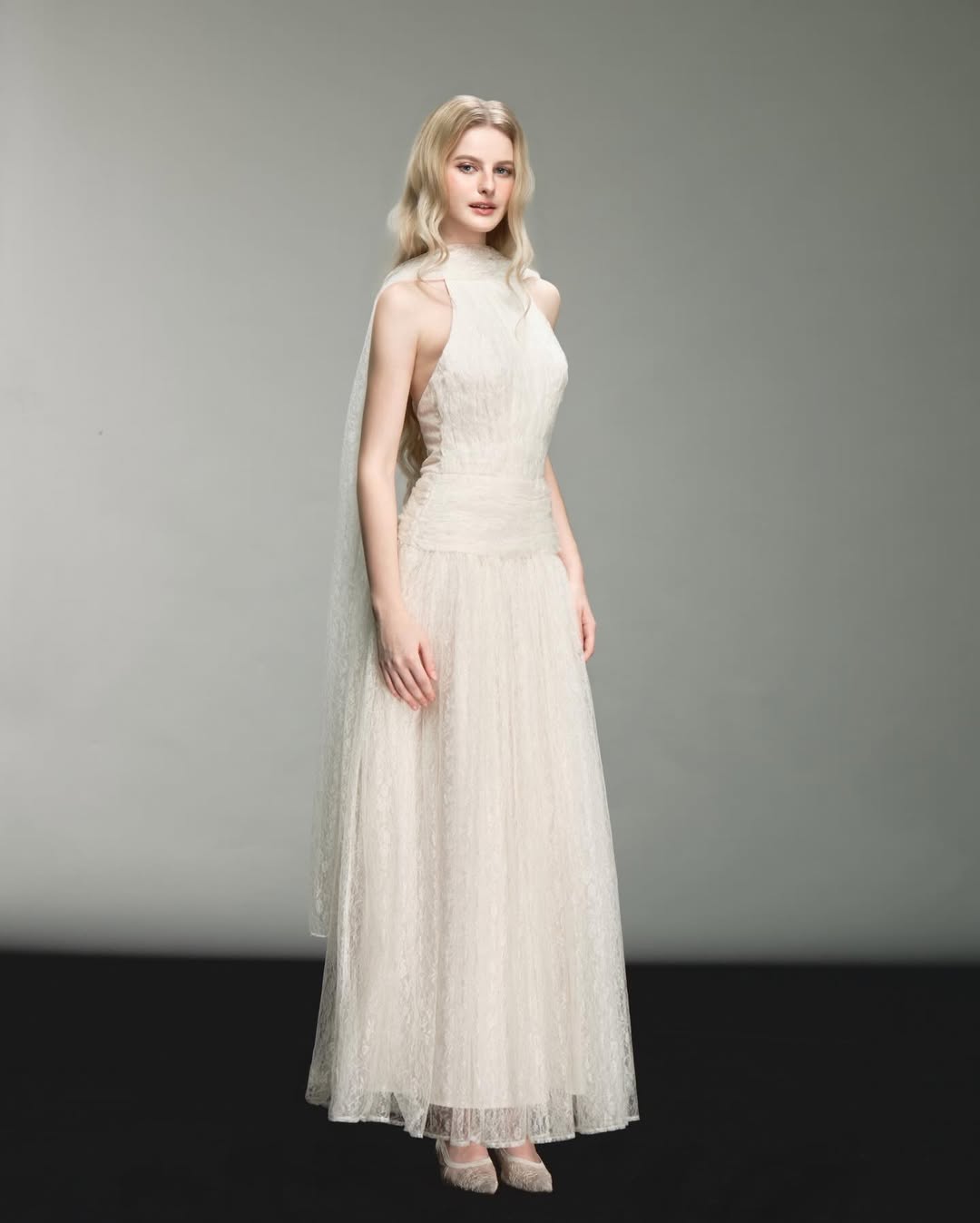 Soft Beige Dress - Image 2