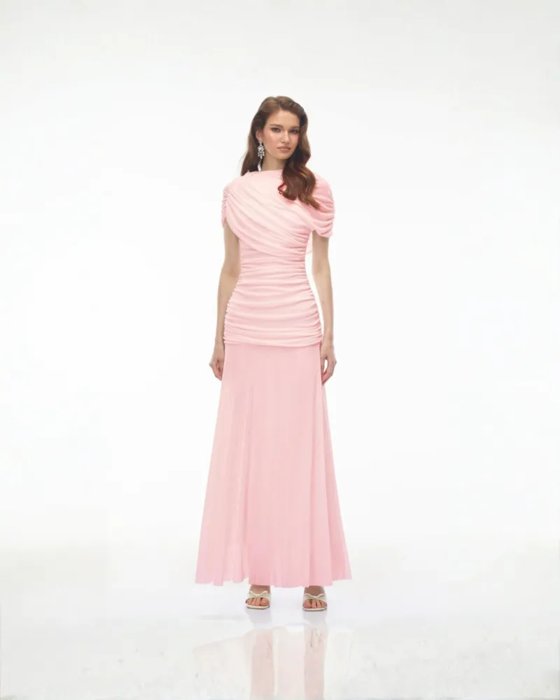 Ruched Gown