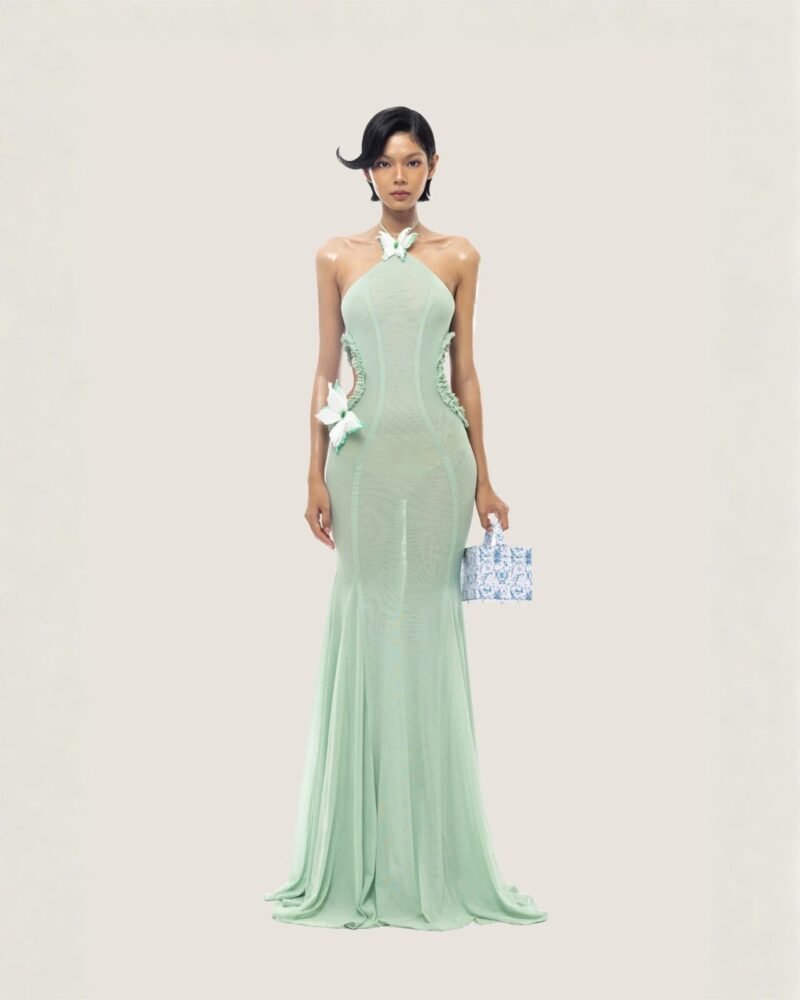 Halter Mermaid Dress