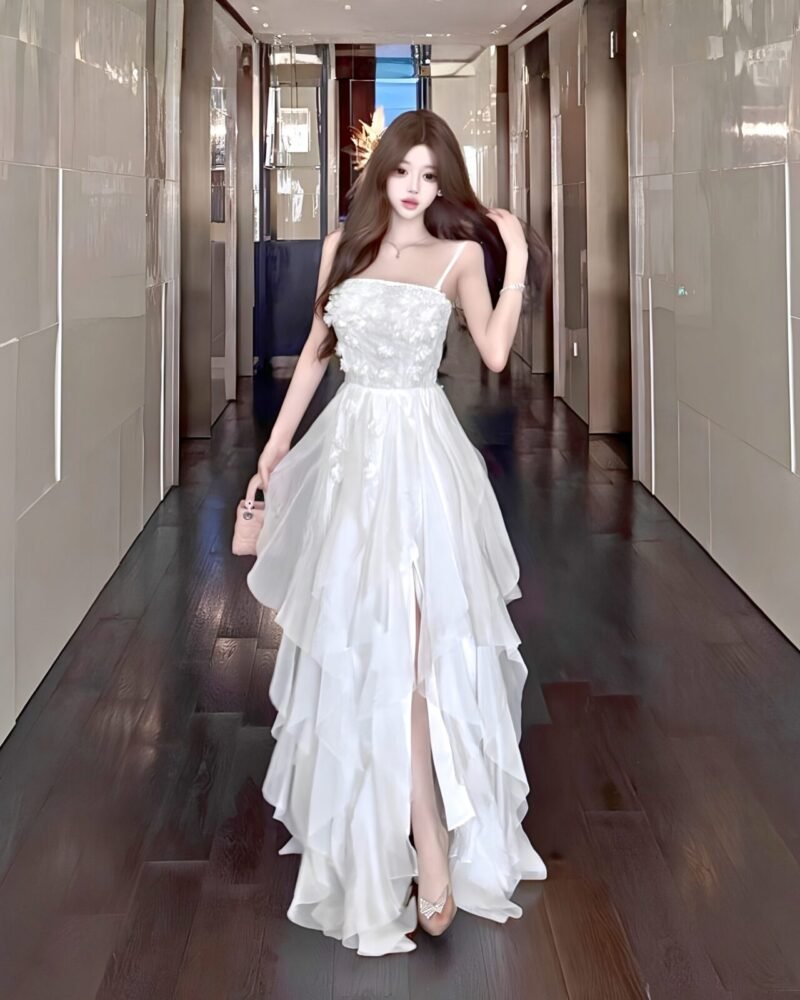 Naon Frill Dress