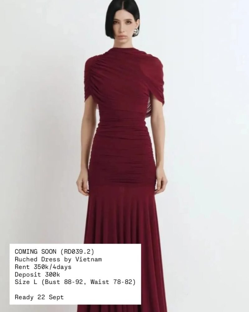 Ruched Gown