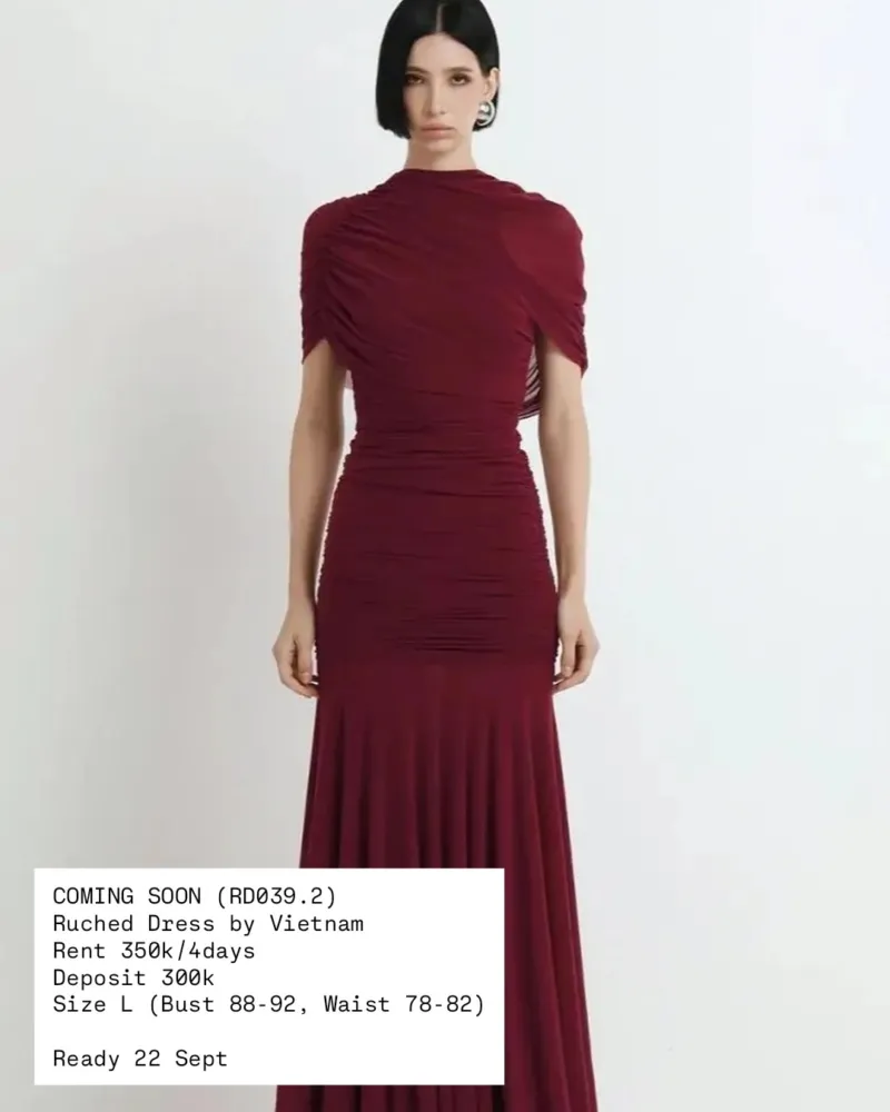 Ruched Gown
